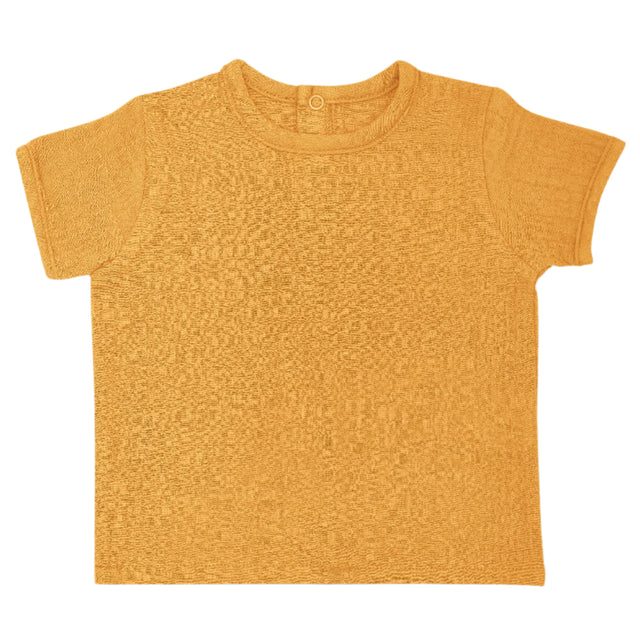Muslin Short Sleeve Shirt - Mustard - HoneyBug 