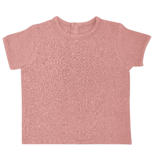 Muslin Short Sleeve Shirt - Terra Cotta - HoneyBug 