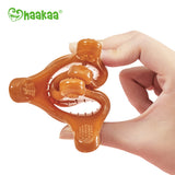 Haakaa Silicone Crown Teether - Amber - HoneyBug 