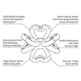 Haakaa Silicone Clover Teether 1 PK - HoneyBug 
