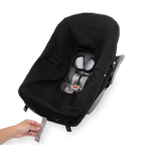 Infant Car Seat Footmuff - Black - HoneyBug 