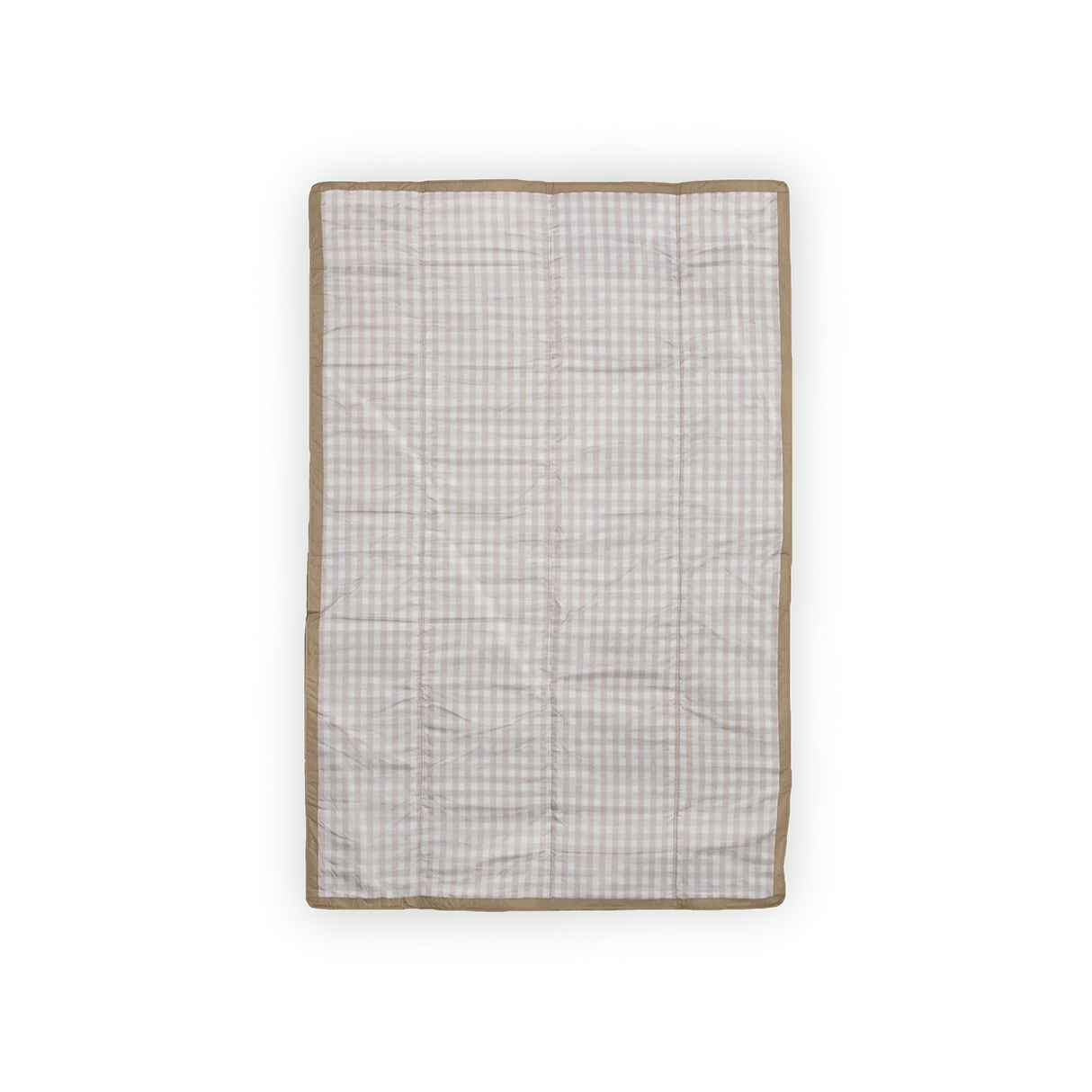 Outdoor Blanket - Beige Buffalo Check - HoneyBug 