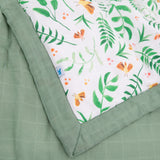 Cotton Muslin Toddler Comforter - Mighty Jungle - HoneyBug 
