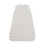 Cotton Muslin Quilted Sleep Bag - Tan Gingham - HoneyBug 