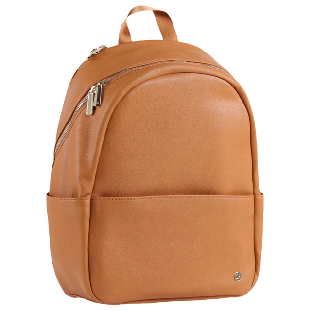 Skyline Backpack Cognac - Gold Hardware - HoneyBug 