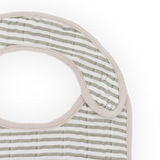 Cotton Muslin Classic Bib 3 Pack - Watercolor Roses - HoneyBug 