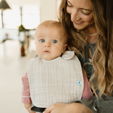 Cotton Muslin Classic Bib 3 Pack - Fern - HoneyBug 