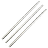 Haakaa Straight Stainless Steel Straws with Cleaning Brush, 3 pk - HoneyBug 