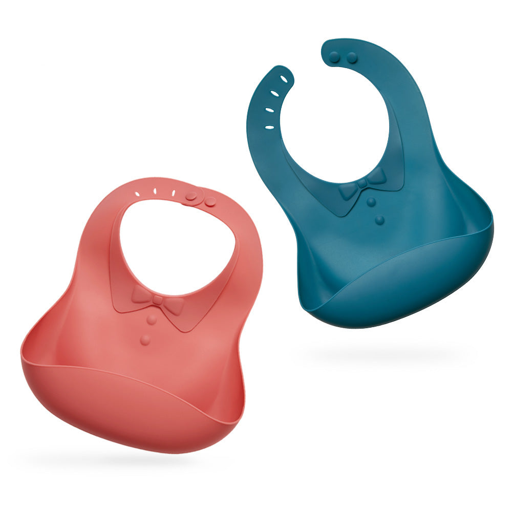 Silicone Baby Bib 1 PK - HoneyBug 