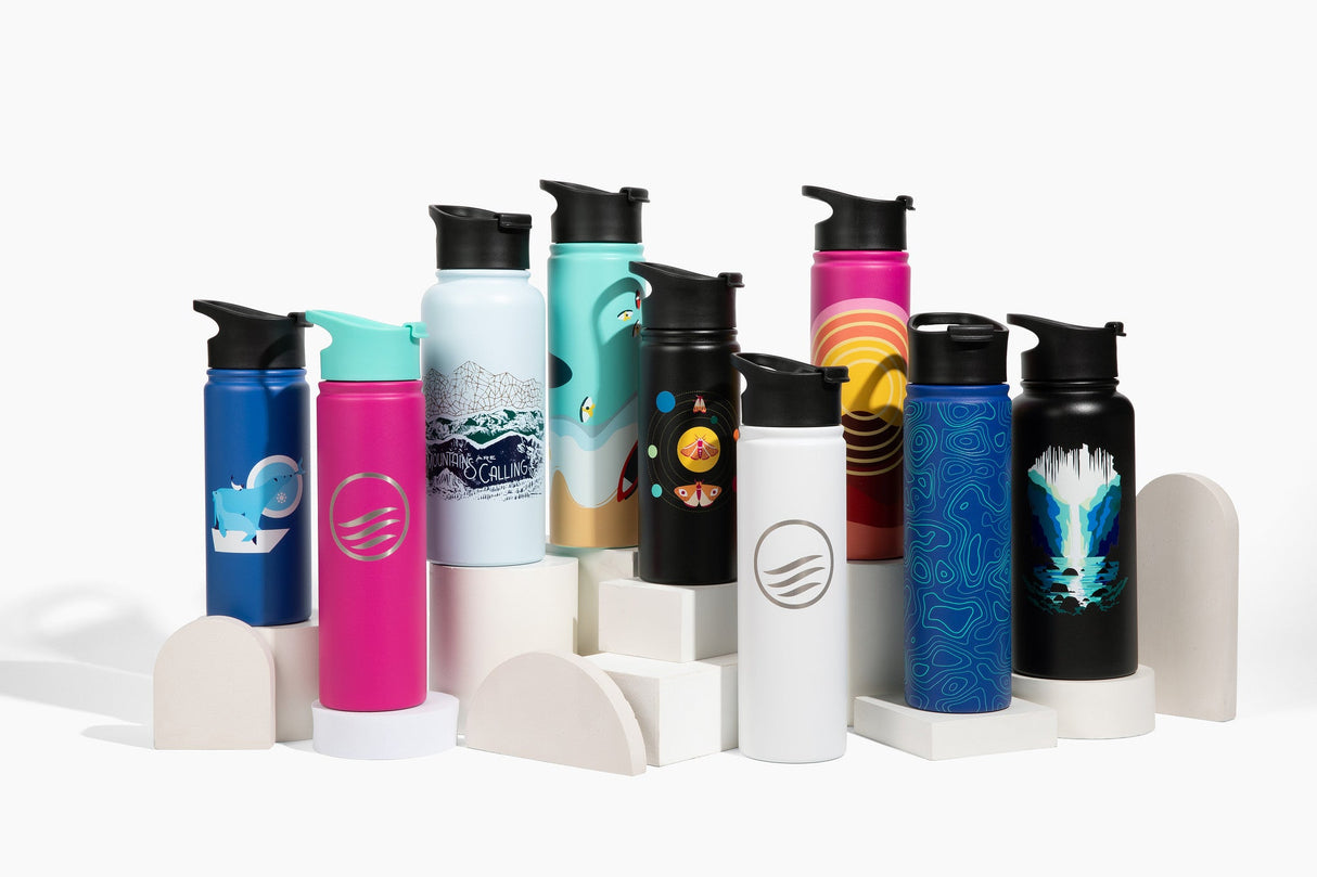 Insulated Steel Bottle 18 Oz. - HoneyBug 