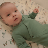 2 pc.  footie set | Red and Green - HoneyBug 