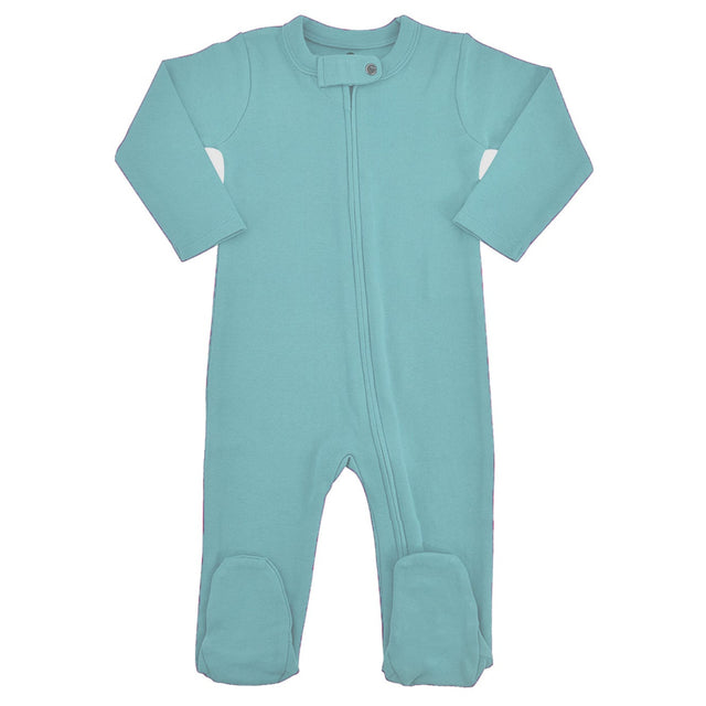 footie | vintage aqua - HoneyBug 