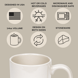 Mama Needs 14oz. Coffee Stoneware Coffee Mug - HoneyBug 