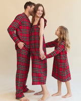 Girl's Brushed Twill Beatrice Nightgown in Imperial Tartan - HoneyBug 