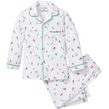 Kid's Flannel Pajama Set in Après Ski - HoneyBug 
