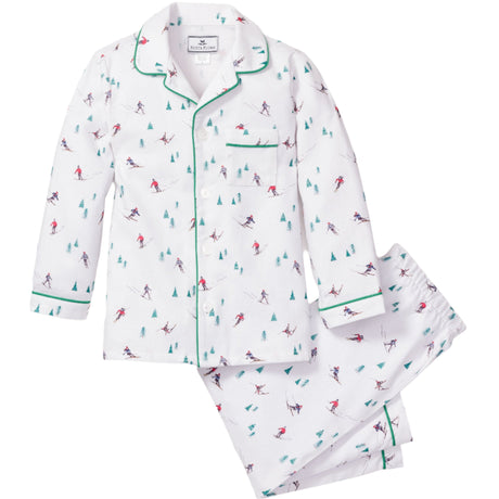 Kid's Flannel Pajama Set in Après Ski - HoneyBug 