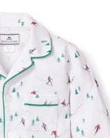 Kid's Flannel Pajama Set in Après Ski - HoneyBug 