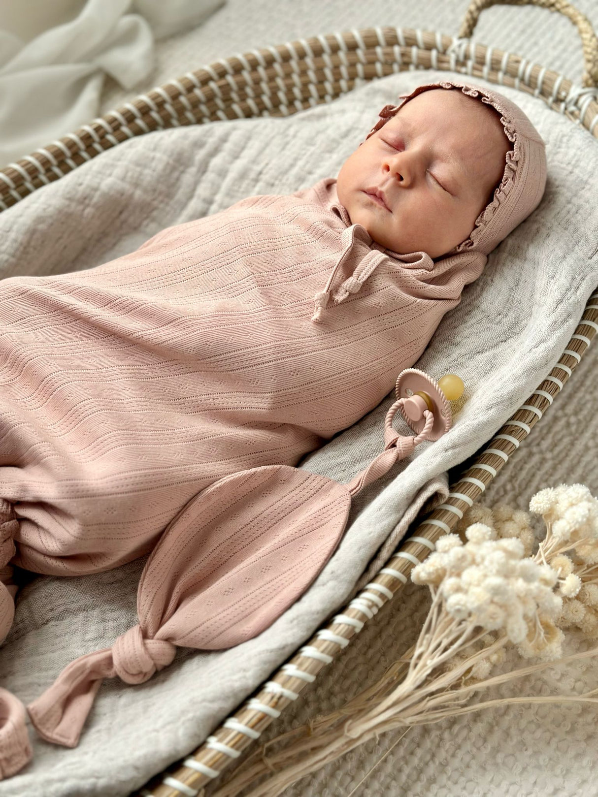 Paci Lovey- Pointelle Collection - HoneyBug 