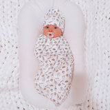 Bamboo Swaddle & Beanie Set - HoneyBug 
