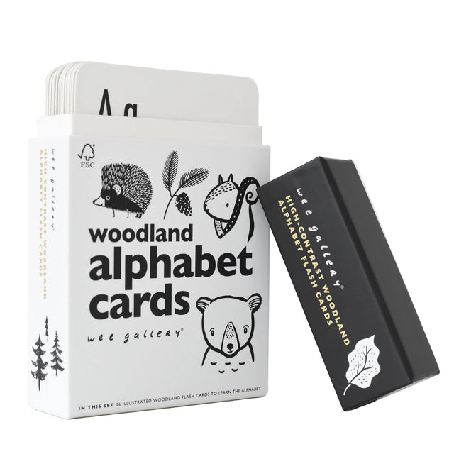 Woodland Alphabet Cards - HoneyBug 