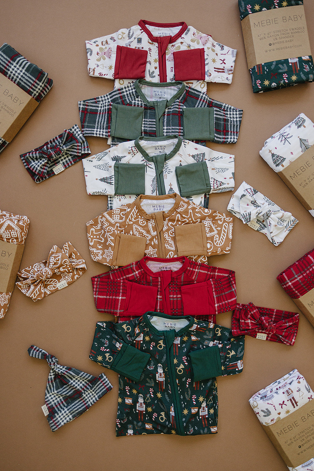 Red Plaid Bamboo Zipper - HoneyBug 