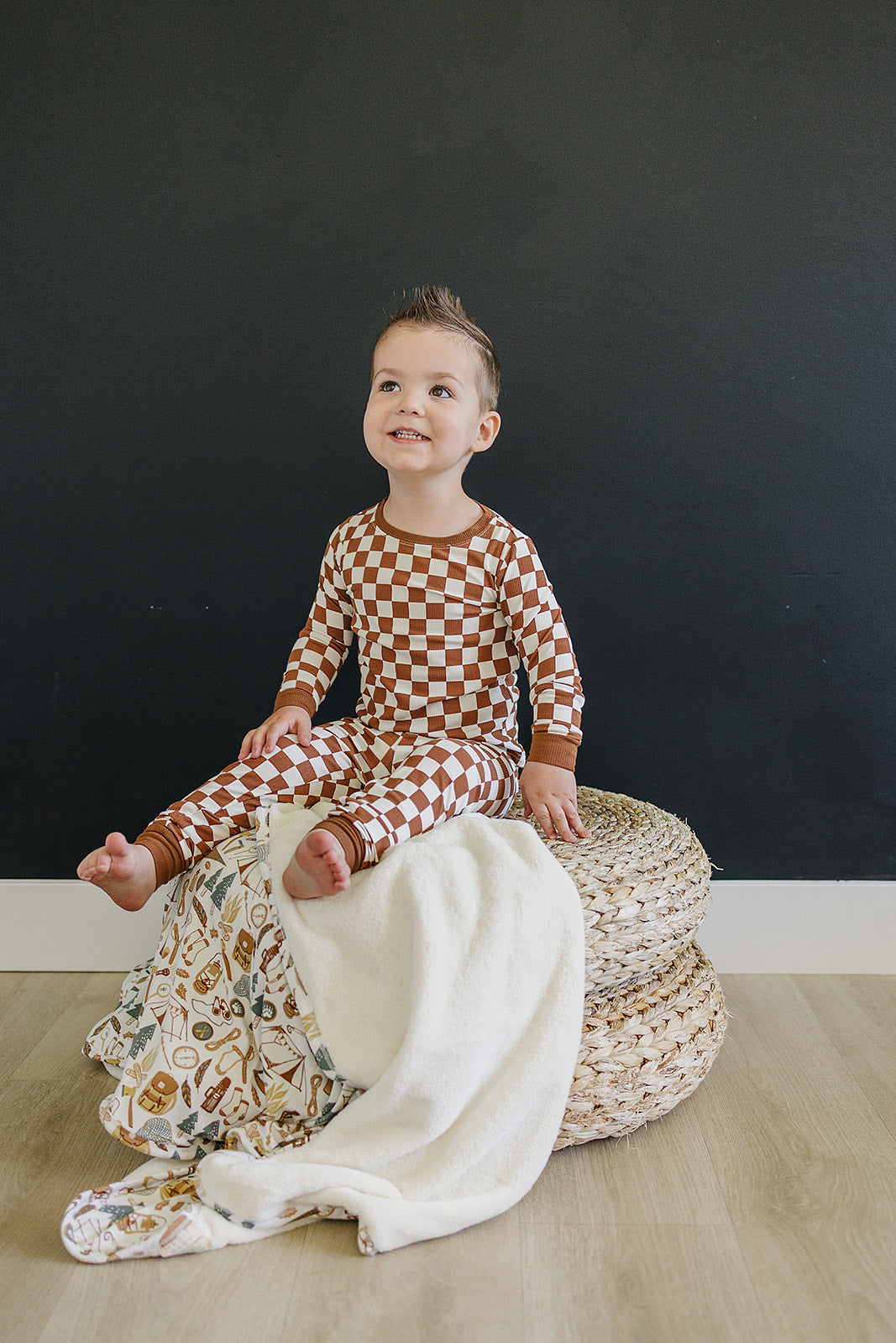 Camping Trip Bamboo Fleece Quilt - HoneyBug 