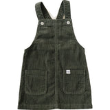 Green Corduroy Dress - HoneyBug 