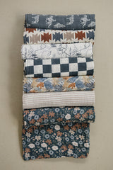 Charcoal Checkered Muslin Swaddle Blanket - HoneyBug 