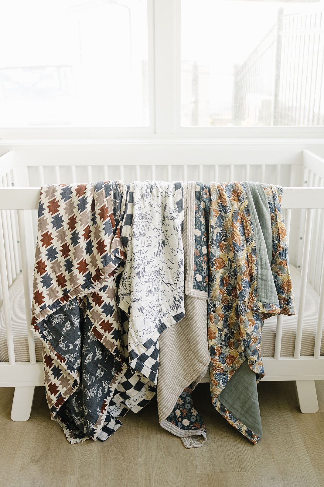 Western Aztec + Wild West Muslin Quilt - HoneyBug 