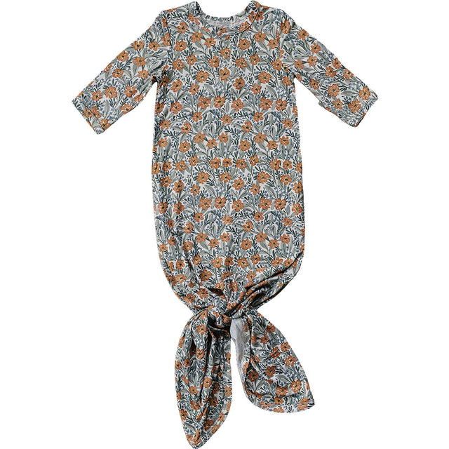 Dainty Meadow Bamboo Knot Gown - HoneyBug 