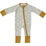 Ski Ribbed Bamboo Zipper - HoneyBug 