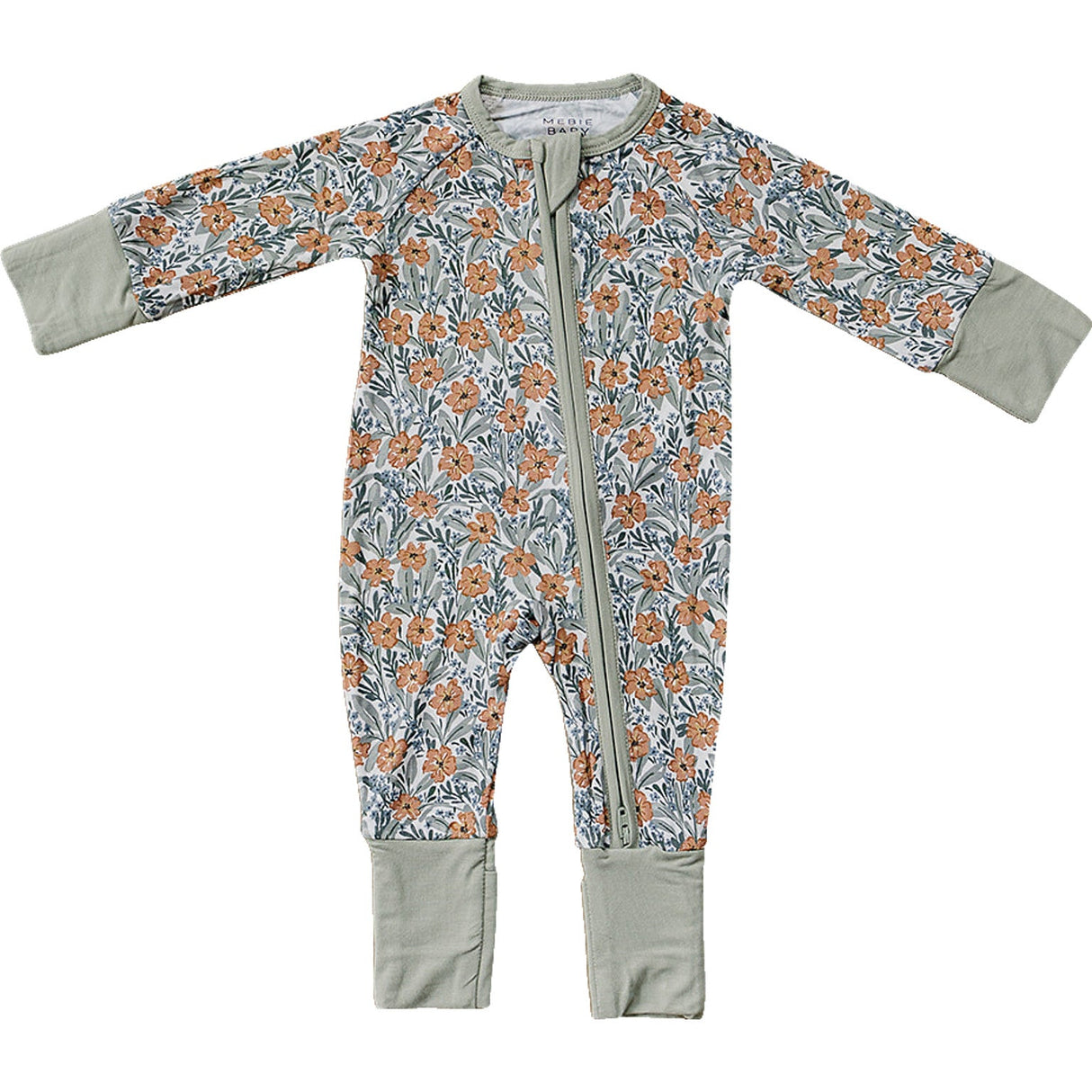 Dainty Meadow Bamboo Zipper - HoneyBug 