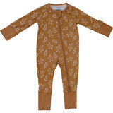 Gingerbread Bamboo Zipper - HoneyBug 