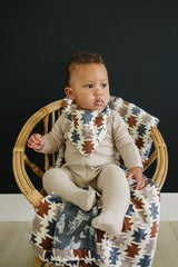 Western Aztec + Wild West Muslin Quilt - HoneyBug 