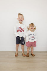 Flag Hoodie - HoneyBug 