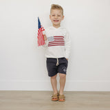 Flag Hoodie - HoneyBug 