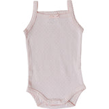 Pink Pointelle Tank Bodysuit