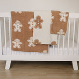 Gingerbread Plush Blanket - HoneyBug 