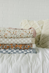 Magnolia Floral Twin Muslin Quilt - HoneyBug 