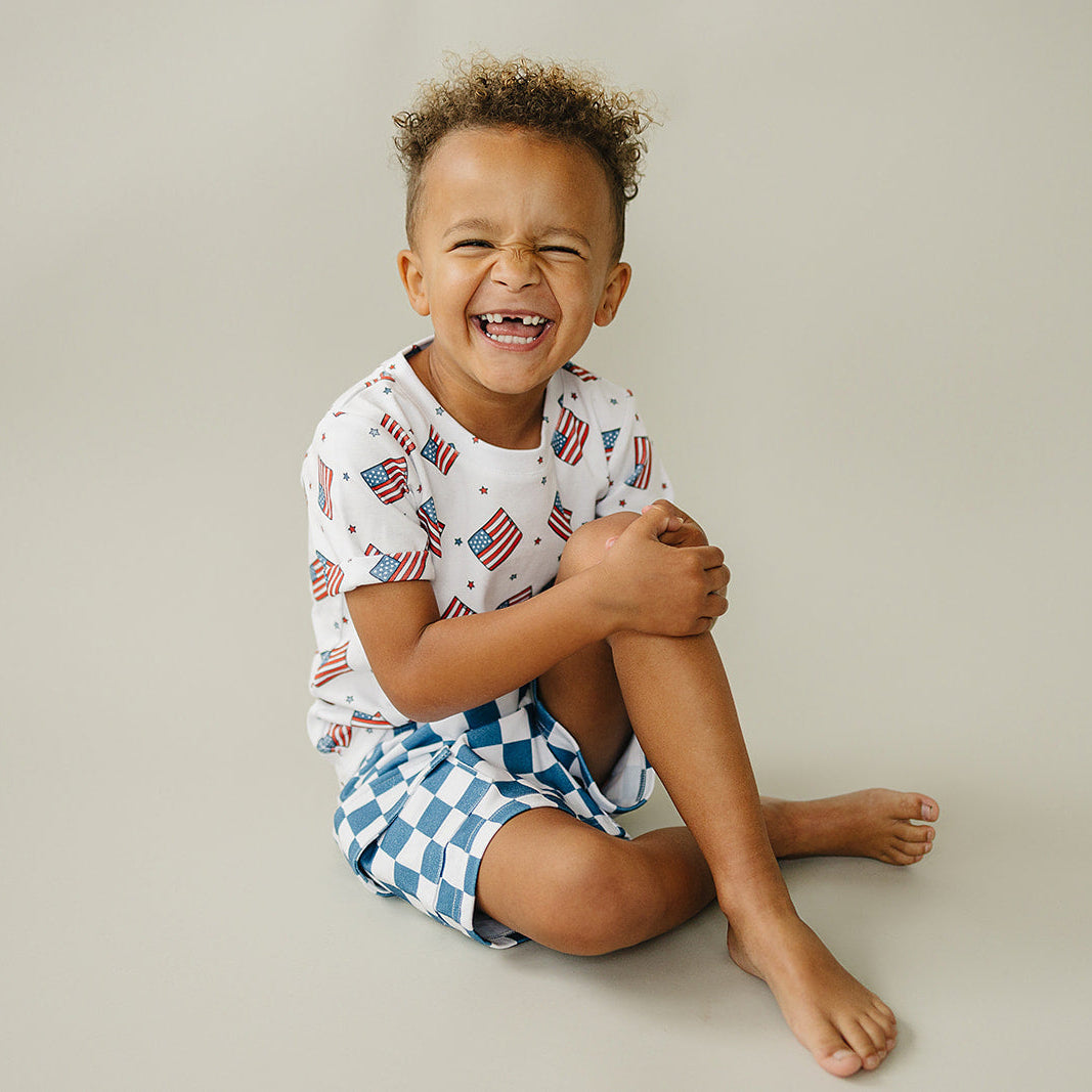 Cargo Shorts Set | Patriotic Vibes