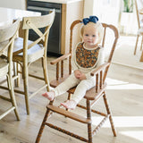 Venetian Floral Classic Muslin Bib - HoneyBug 