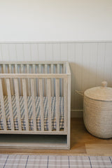 Vintage Plaid Muslin Crib Sheet - HoneyBug 