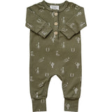 Nashville Long Sleeve Button Romper - HoneyBug 