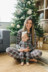 Green Plaid Bamboo Zipper - HoneyBug 