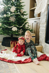 Red Plaid Bamboo Zipper - HoneyBug 