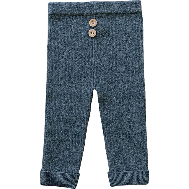 Charcoal Knit Leggings - HoneyBug 