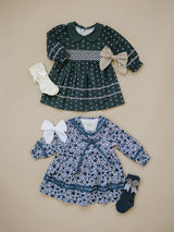 Floral Sailor Dress - HoneyBug 