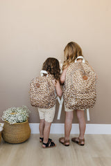 Mustard Floral Large Backpack - HoneyBug 