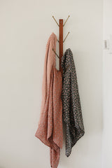 Pink Stripes Muslin Swaddle Blanket - HoneyBug 