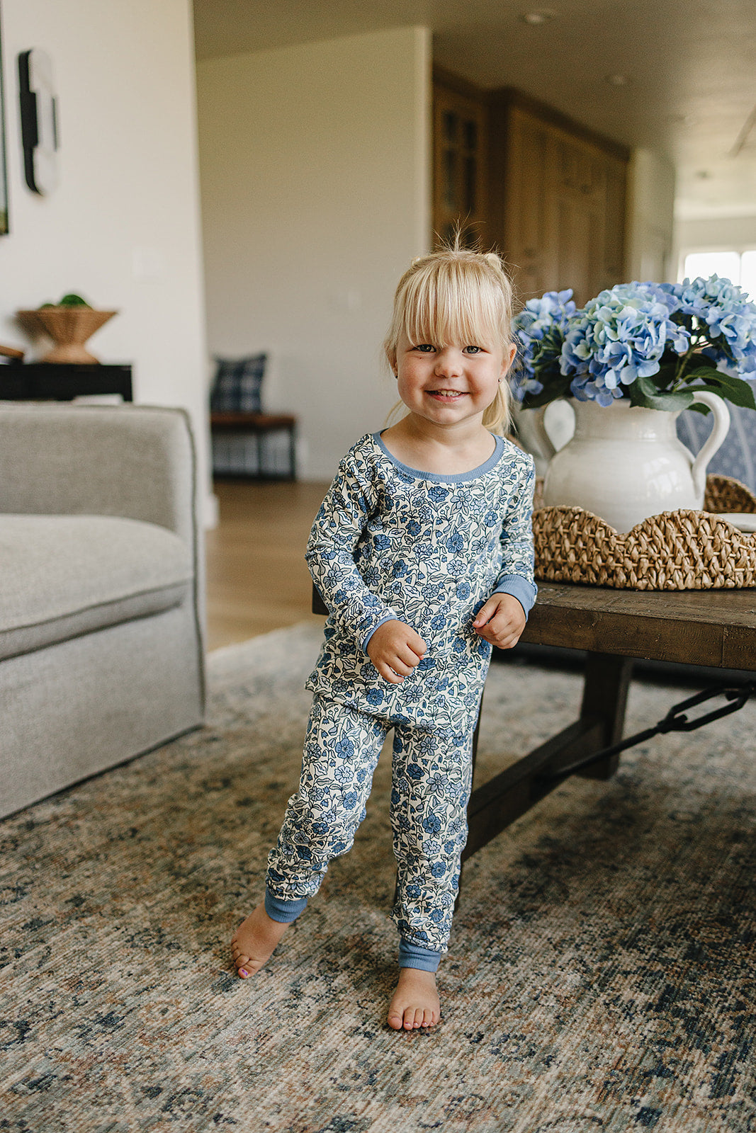 Bluebell Pointelle Bamboo Cozy Set - HoneyBug 